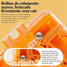Cubo Mágico 3x3 Labirinto com Esfera, Brinquedo Educativo de Raciocínio Espacial, Quebra-Cabeça Desafiador para Crianças, Presente de Volta às Aulas - / - Visão 6