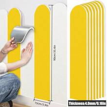 1pc Self-Adhesive Cat Scratching Board, Vertical Wall Sticker, Wear-Resistant & Lint-Free, For Cat Claws, Wall Protection Pad, Anti-Scratch & Trimmable, Suitable For Furniture, Sofa, Door & Wall Protection Film, Multiple Colors Available - one-size - View 19