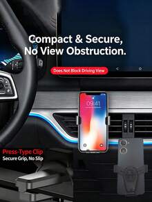 Car Phone Holder Air Vent Phone Mount Universal Car Phone Holder Phone Stand - Multicolor - View 9