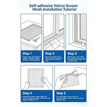 Grey Trim Zipper Screen, Mosquito Net For Casement Windows, Breathable And Easy To Install, Unobstructed View When Open - Grey Mesh With Grey Trim and Center Zipper - View 7