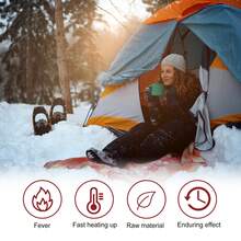 OUHOE Self-Heating Hand Warmer, Radiator, Heating Pillow, Portable Self-Heating Foot Mat, Body Warming Board, Effective Cold Resistance, Long-Lasting Warmth, Suitable For Adults, Children And Elderly, Home Essential - 10pcs Per Box - View 5