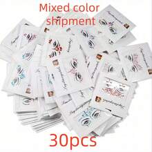 5/10/15/30pcs Facial Jewelry Stickers, Shiny Rhinestone Jewelry Stickers, Mermaid Face, Durable 3D, Suitable For Birthday Party Accessories, Masquerade, Bridal Makeup, Cosplay, Halloween And Photo Props - A - View 12