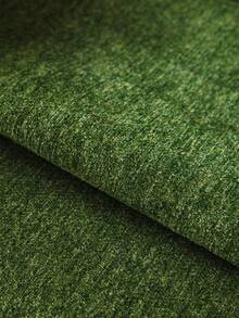 1pc Minimalist Solid Color Lounge Chair Sofa Cover, Alpaca Fleece Single Sofa Cover, Thick And Durable Fabric, Skin-Friendly Warm Furniture Protector, Suitable For Pets, Office And Living Room Home Decor - Green - View 6