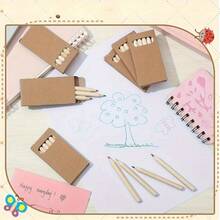 somoving Bộ bút chì màu mini 24/48 cây/1 hộp/2 hộp, mỗi cây dài khoảng 3.5 inch, bút chì bỏ túi di động, màu sắc phong phú dễ pha trộn, dụng cụ vẽ hoàn hảo - Nhiều màu - Xem 8