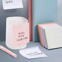 6 Packs Morandi Color Sticky Notes, 7.5 X 7.5 Cm (3 X 3 Inches), Suitable For Home, Office And Notebooks, 50 Sheets Per Pack - one-size - View 7