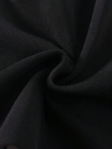 Celana Panjang Wanita Polos Kasual Serbaguna untuk Pemakaian Sehari-hari dengan Model Kaki Mengembang - Hitam - View 7