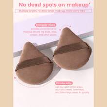 13 Pcs Makeup Tool Set, 9 Pcs Wine Red Makeup Brushes, 4 Pcs Beauty Accessories. It Has Multiple Brush Styles For Full Face Makeup. Matched With Powder Puffs And Beauty Sponges, It Helps Create Soft And Even Makeup. - Multicolor - View 10
