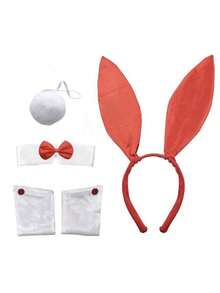 1pc Women's Rabbit Ear Headband Accessory, Cute & Sexy Rabbit Girl Headpiece For Nightclub, Halloween, Brazilian Carnival, Outfit Accessory, Gift - Multicolor - View 2