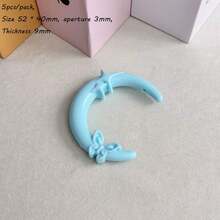 UV Plated Solid Color Big Moon Butterfly Star Bead DIY Handmade Bead Phone Chain Pendant Loose Bead Jewelry Accessories - Multicolor - View 20