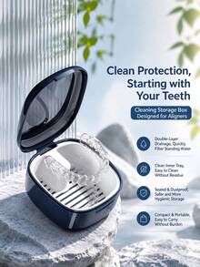 Orthodontic Braces Cleaning Storage Box, Waterproof & Moisture-Proof ...