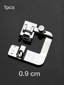 1pc Iron Alloy Sewing Machine Presser Foot, Home Sewing Machine Presser Foot Bracket, Sewing Machine Presser Foot Accessory, Adjustable Width - Hemming Presser Foot - View 13