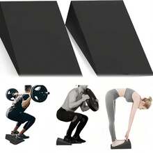 2-Piece Set - Essential For Couples, Home & Fitness Enthusiasts - Equipped With Inclined Leg Stretching Board, Suitable For Calf Raises, Corrects Squat Posture, Supports Yoga Balance Poses, And Used For Post-Workout Muscle Recovery Stretching - Multicolor - View 5