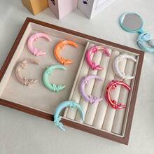 UV Plated Solid Color Big Moon Butterfly Star Bead DIY Handmade Bead Phone Chain Pendant Loose Bead Jewelry Accessories - Multicolor - View 4