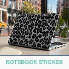Set Stiker Kulit Laptop Motif Leopard Abu-abu 3 Buah Tekstur Matte Tahan Air Tahan Gores Dapat Dilepas Tanpa Meninggalkan Sisa Stiker Laptop - View 1
