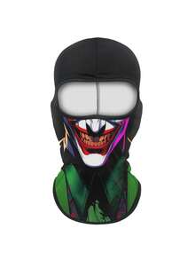 1pc Unisex Multi-Pack Balaclava Head Cover Face Mask With Funny Pattern, Suitable For Swimming, Hiking, Skiing And Daily Wear - D - View 13