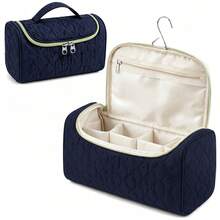 Portable Hanging Styling Tool Storage Bag, Multi-Function Compartment Curling Iron And Hair Dryer Organizer, Curling Wand Storage Bag Suitable For Travel And Salon - Multicolor - View 9