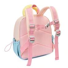 New Fashionable And Versatile Cute Cartoon Contrasting Large Capacity Backpack, Unisex Casual And Lightweight College Style Backpack - Multicolor - View 8