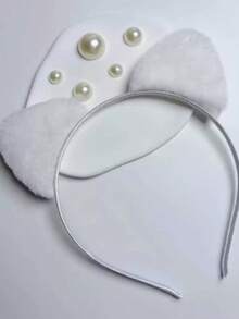 Cat Ear Headband Cute Hair Band For Going Out, Autumn/Winter Face Washing And Makeup Headband Hair Accessory - Multicolor - View 11