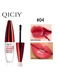 Waterproof Semi-Permanent Lip Tattoo Gel - Lip Tattoo Ink, Peel-Off Lip Stain Gel Ink, Long-Lasting Non-Smudging, Suitable For All Light Beige Skin Tones. Peelable Lip Gel, Matte Finish, Long-Lasting Waterproof, Semi-Permanent Stain, Fast-Acting, Easy To Apply And Color, Rotary Design For Easy Cleaning, Pocket-Sized For Travel - Multicolor - View 10