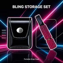 Portable Mini Lighter Storage Bag, Flip Snap Button Protective Pouch With Rear Belt Loop, Compact Waist Carry Holder, Wearable Belt Sleeve For Lighter, Secure Snap Fastener, Ideal For Outdoor, Camping, Daily Travel, Hands-Free Carry - Multicolor - View 13