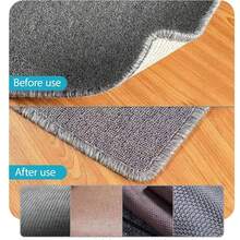 2/4/8PCS Rug Gripper Fixing Tape, Double Sided Non Residue Carpet Adhesive Sticker Anti Slip Rug Pad PU Washable Reusable Keep Carpet Corners Flat, Double-Sided Adhesive Carpet Grips, Household Essentials, Fall Home Decor, Dorm & Bathroom Accessories - Multicolor - View 6