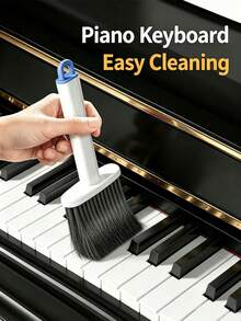 4pcs Window Track Cleaning Brush Set With Clips, Scrapers And Hooks, Multi-Functional Soft Bristle Gap Brush, Household Dusting Brush, Car Interior Dusting Brush, Home Cleaning Tools, Suitable For Living Room, Bedroom, Kitchen, Bathroom, Car - Combination - View 4