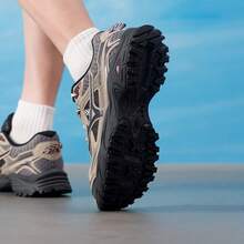 Mizuno New FIYI TL V2 Unisex Mountain Style Retro Functional Running Shoes, Breathable Mesh Casual Sports Sneakers - Grayish Brown - View 5