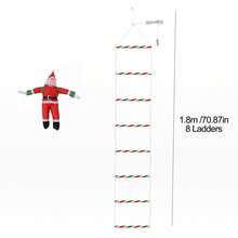 LED Christmas Lights Christmas Decoration Trapezoid Light Strip With Santa Claus, Christmas Tree Decorative Lights Indoor Outdoor Window Garden Home Wall Christmas Tree Decorative Lights - USB Power - View 7