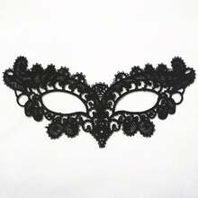 Topeng Masquerade untuk Wanita, Topeng Renda Venesia untuk Halloween, Kostum Pesta, Mardi Gras, Karnaval, Cosplay - A - View 2