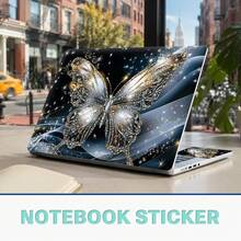 Art Style Vinyl Laptop Sticker Set, 3 Pieces Per Set, Includes 1 LCD Screen Back Sticker & 2 Touchpad Side Stickers, Premium PVC Material, Scratch Resistant, Removable Without Residue Laptop Decorative Film - View 12