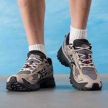 Mizuno New FIYI TL V2 Unisex Mountain Style Retro Functional Running Shoes, Breathable Mesh Casual Sports Sneakers - Grayish Brown - View 6