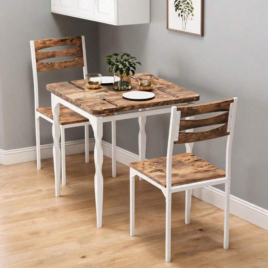 Comedor Compacto Moderno para Espacios Chicos - Blanco - Ver 1