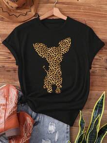Women T-Shirts - Black - View 1