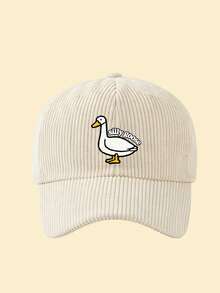 1pc Baseball Cap With SILLY GOOSE Print,Classic Snapback Hat, Lightweight Breathable Sun Protection Hat, Suitable For Daily Commute, Street And Casual - Multicolor - View 12
