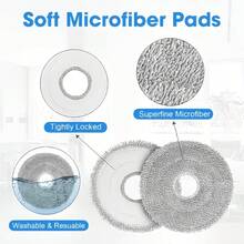 25pcs Accessories For Mova E40 Ultra Robot Vacuum Cleaner, Durable Multi‑Part Replacement Accessory Set, Indoor Robotic Sweeper Daily Consumable Supplies Equipped With Main Brush, Side Brushes, Filters, Mop Pads, Dust Bags - View 5