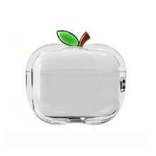 Casing Earphone Bluetooth Apple Pro Kartun Apel Transparan Kreatif Cocok Untuk 1/2/3/4 - Apple Transparan - View 1
