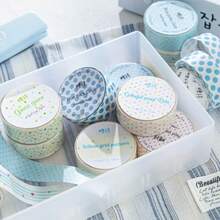 Colorful Candy Island Series Minimalist Polka Dot Glitter Washi Tape, All-Match Versatile Material DIY Journal Background Tape - Glitter Washi Tape - View 2