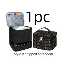 1pc Nail Polish Storage Rack - Holds 30 Bottles (15ml), Nail Polish And Nail Dryer Storage Bag - Multicolor - View 8