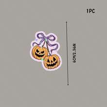 Nhãn dán quả anh đào bí ngô, nhãn dán Halloween rùng rợn, quà tặng anh đào, nhãn dán cà phê bí ngô hương quế, nhãn dán mùa thu, mùa rùng rợn - Một cỡ - Xem 11