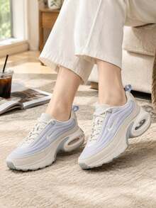 Women's Casual Sports Shoes W NIKE AIR MAX PORTAL SE Lightweight Breathable Comfortable Cushioned Casual Shoes HV4441-085 - Football Grey/Sail White - View 4