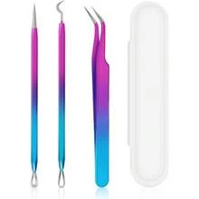 Set Of 3 Weeding Tools For Vinyl, Vinyl Weeding Tools For Permanent Vinyl Vinyl/Holographic Vinyl, Craft Vinyl Weeding Tools Kit With Hook And Pick With Tweezers - Multicolor - View 7