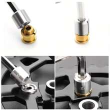 1PC Bicycle Chainring Bolts Nut Wrench Chainring Screw Removal Install Tools MTB Road Folding Bike Chainwheel Repair Tool - Multicolor - View 3