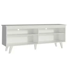 Mueble Mesa Para Tv Rack Madesa 4 Espacios - Blanco - Ver 6