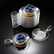 1/5/10/15pcs Mini Dessert Plates, Small Plates, Sushi Plates, Party Plates, Sauce Dishes, Appetizer Plates, Suitable For Weddings, Parties, Easter, Labor Day, Music Festivals, Fashion Party Tableware - Multicolor - View 6