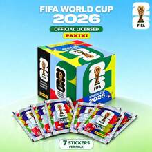 FIFA Panini 2026 World Cup Blind Box, 7 Stickers Per Pack, Officially Licensed Football Trading Cards, Suitable For Football Fans - Multicolor - View 5