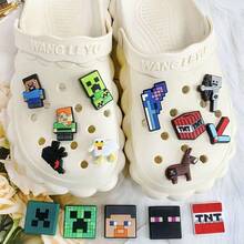 Hasbro Minecraft Shoe Charms Cartoon PVC Soft Rubber Shoe Buckles DIY Accessories For Clogs And Shoes - Multiple Styles - View 4