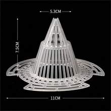 Flower Pot Bottom Filter, Durable Plastic Cone-Shaped Root Protector, Cage Structure, Prevents Rotting And Enhances Drainage, Suitable For Indoor And Outdoor Flower Pots, Indoor Gardening Accessory - Multicolor - View 11