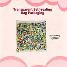 10,000pcs/Pack Mixed Color 2.6mm Small Beads, High Quality Fuse Beads Handmade Craft Supplies, Loose Beads For DIY Mosaic Puzzle, Non-Fading - [Approximately 10,000 Capsules] Mixed Colors Per Pack / Random Color - View 6