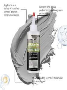 HOZONEX Crack Filler, Suitable For Concrete And Asphalt, Waterproof, Durable And Easy To Use Filler - B - View 5