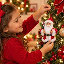 Papai Noel Enfeite Decoração Pendente Natal 20cm Tuut - 1PC - Visão 6